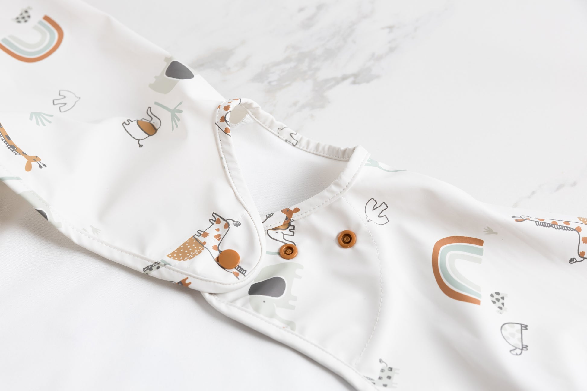 Bibado Coverall Weaning Bib (Available in Botanical Bunnies/Chasing Rainbows/George Pig/Peppa Pig/Serengeti Spaghetti)