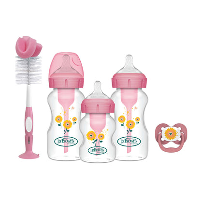 Dr Brown Options Plus Gift Set (Pink)