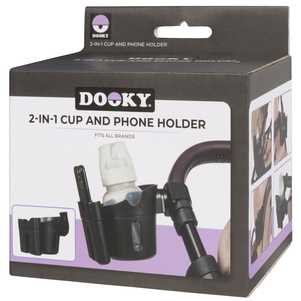 Dooky 2-In-1 Cup And Phone Holder