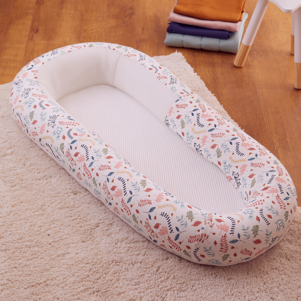 Purflo Sleeptight Baby Bed - (Available in Animal Safari/Botanical/Nutmeg Design)