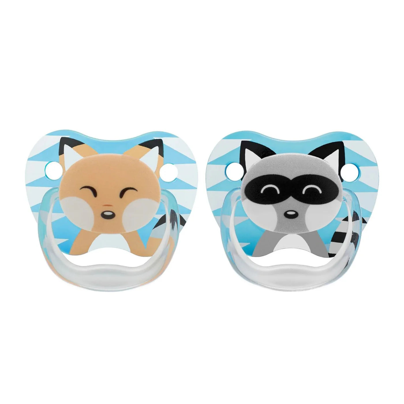 Dr Brown PreVent Shield Stage 1 Soother (Fox/Racoon Design) - Pack of 2