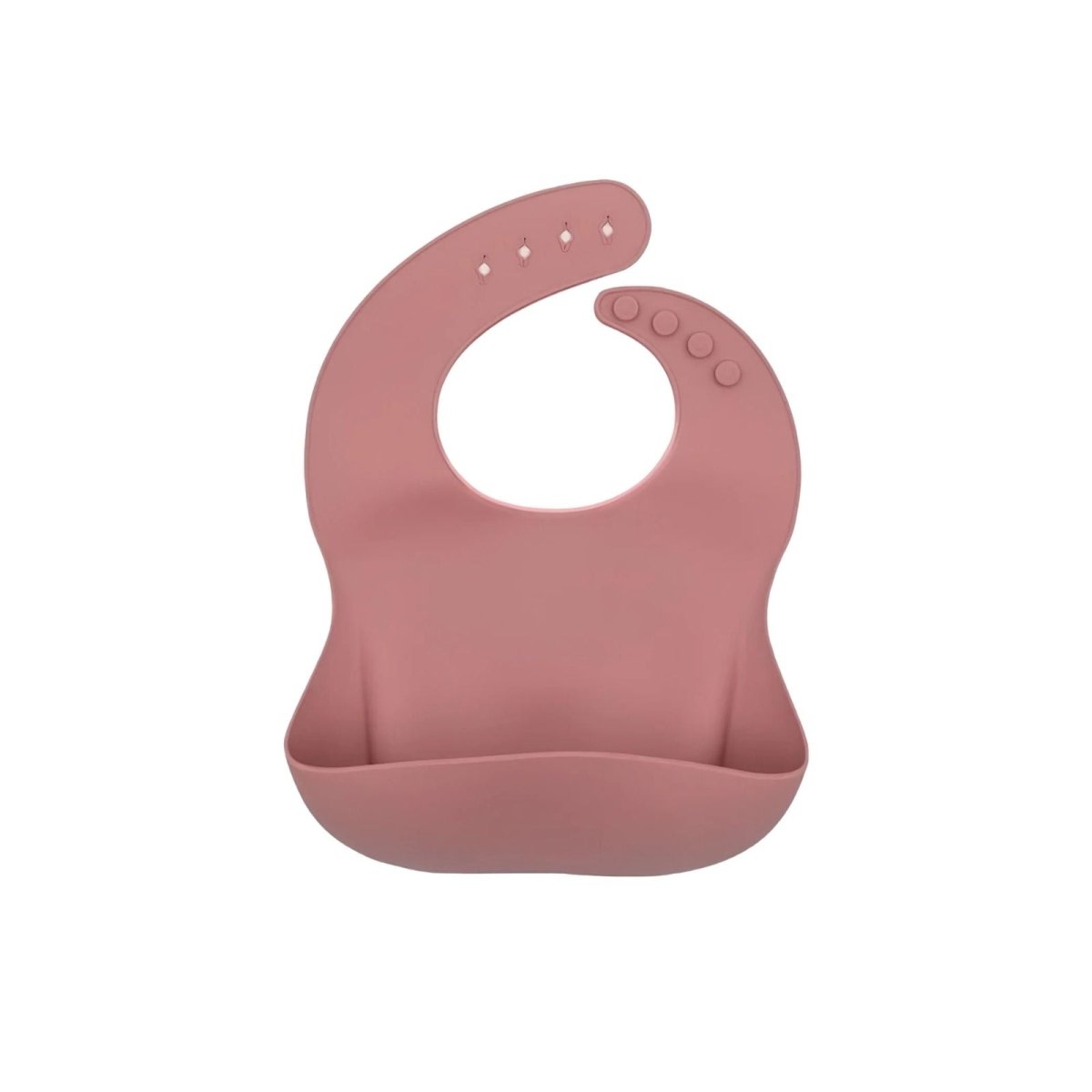 BLW Essentials Silicone Bib - Dusty Rose