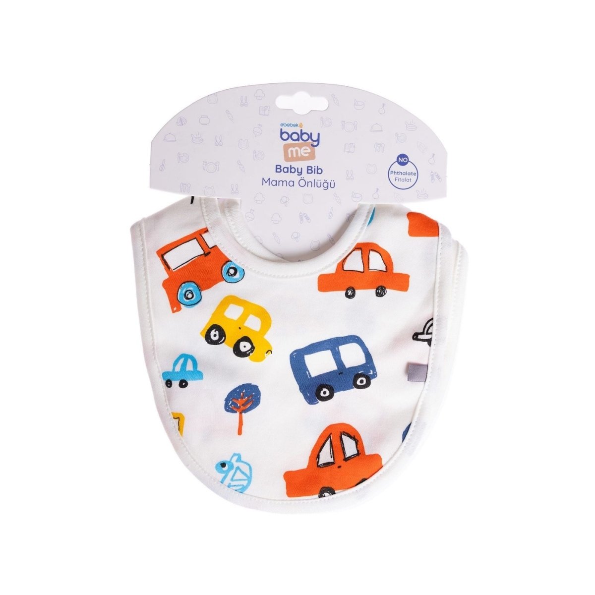 baby me Cars Baby Bib Pack of 2