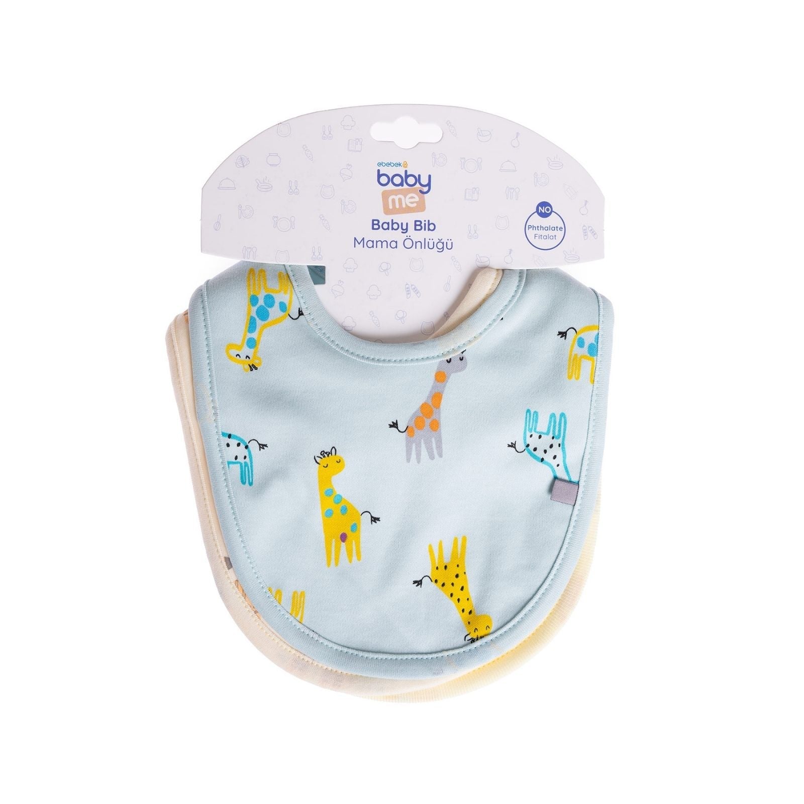baby me Animals Baby Bib Pack of 3