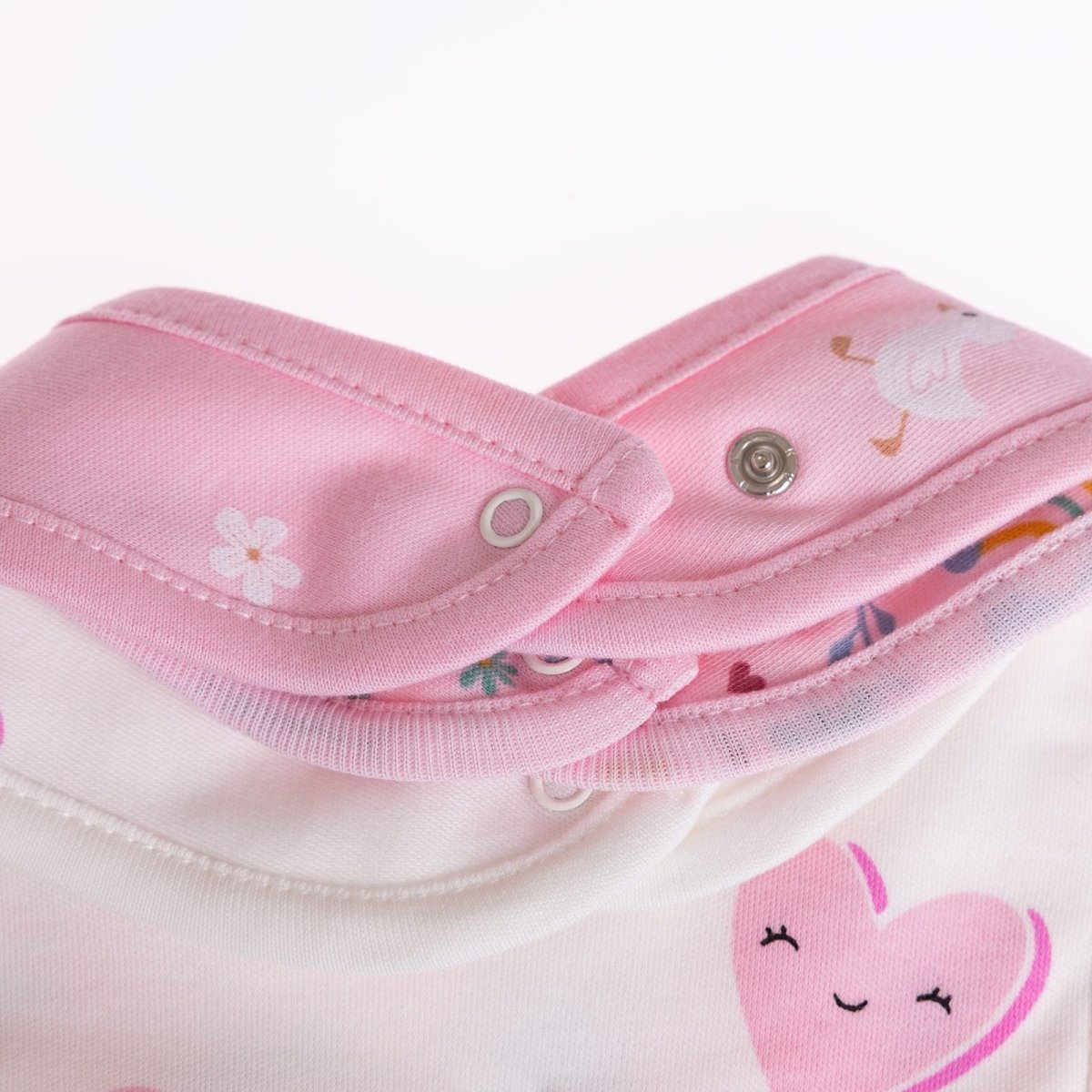 baby me Pink Baby Bib Pack of 3