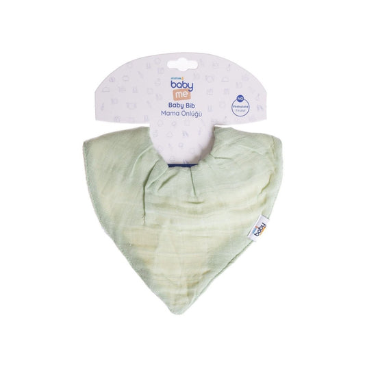 baby me Muslin Dribble Bib Green
