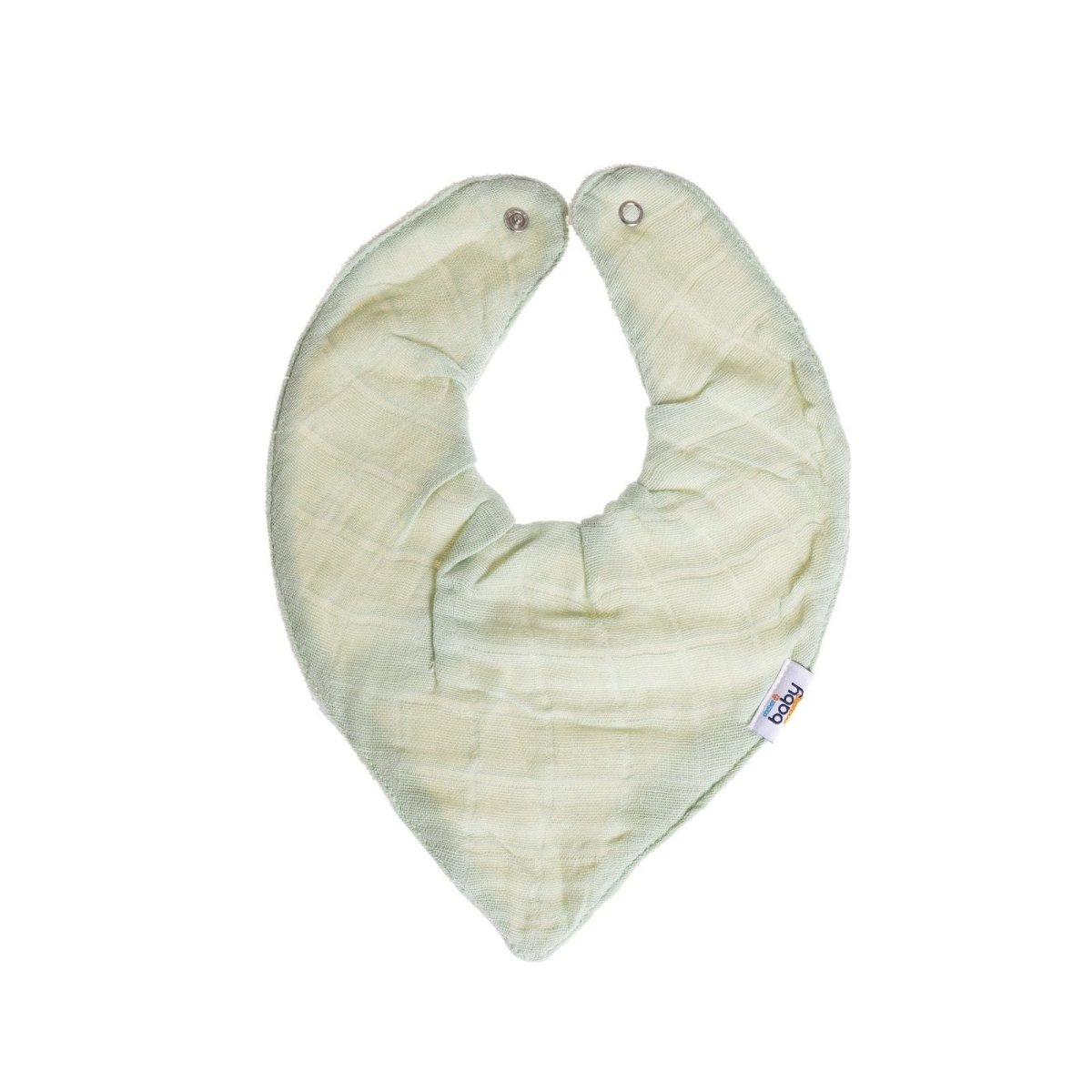 baby me Muslin Dribble Bib Green