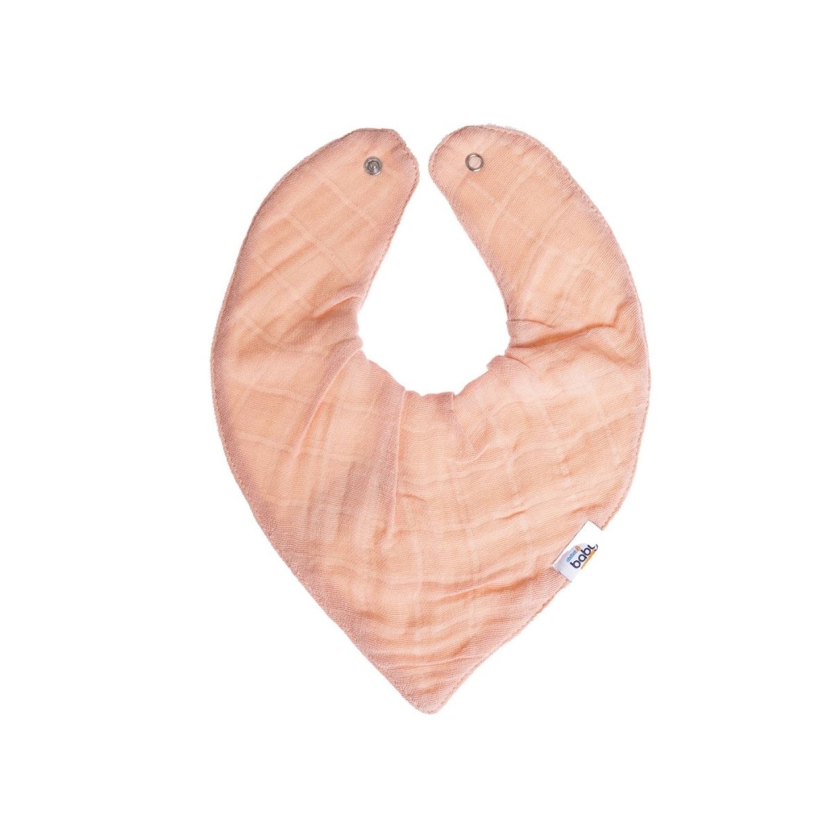 baby me Muslin Dribble Bib Blush