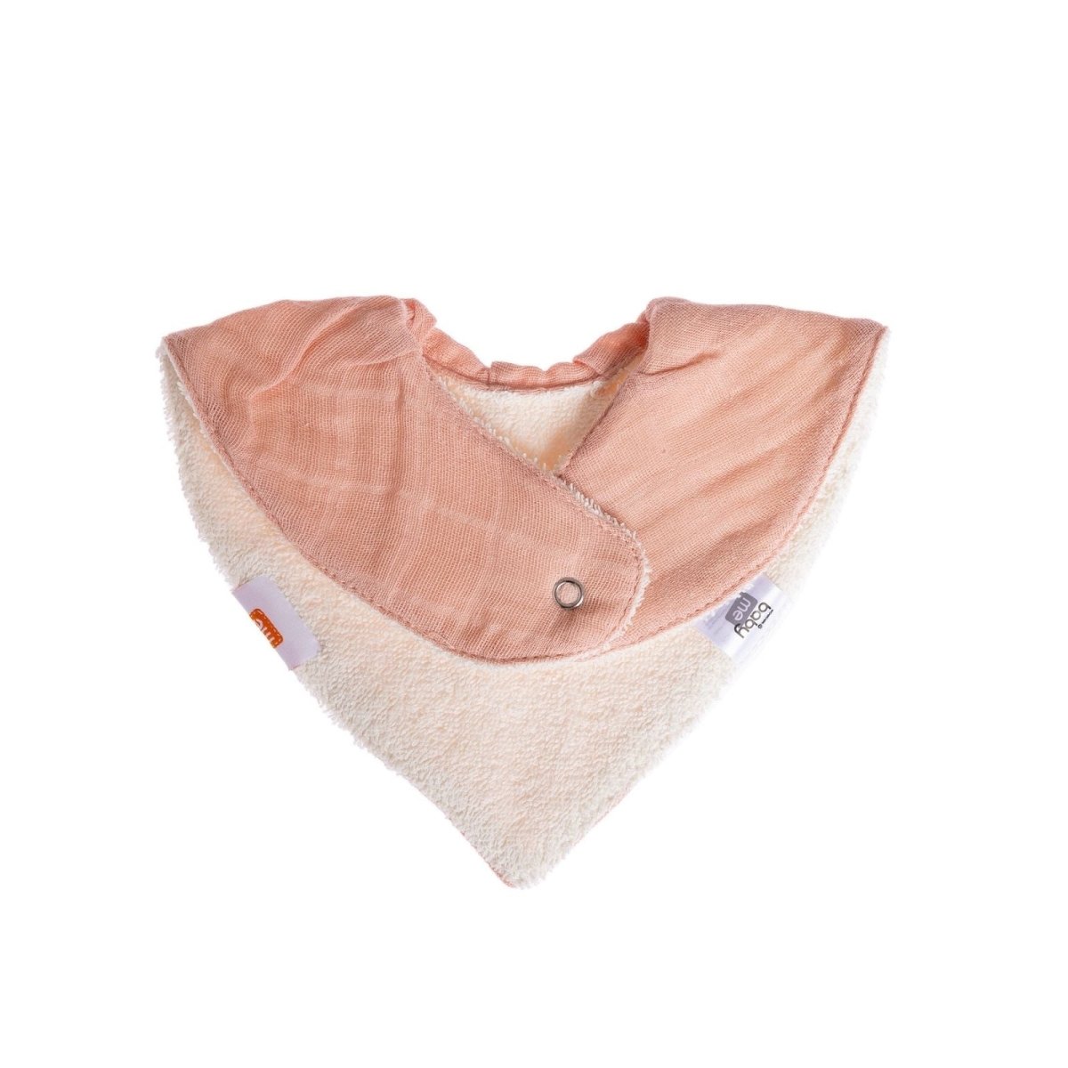 baby me Muslin Dribble Bib Blush