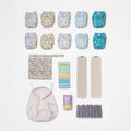 The Essentials Reusable Nappy Bundle in Wild Life