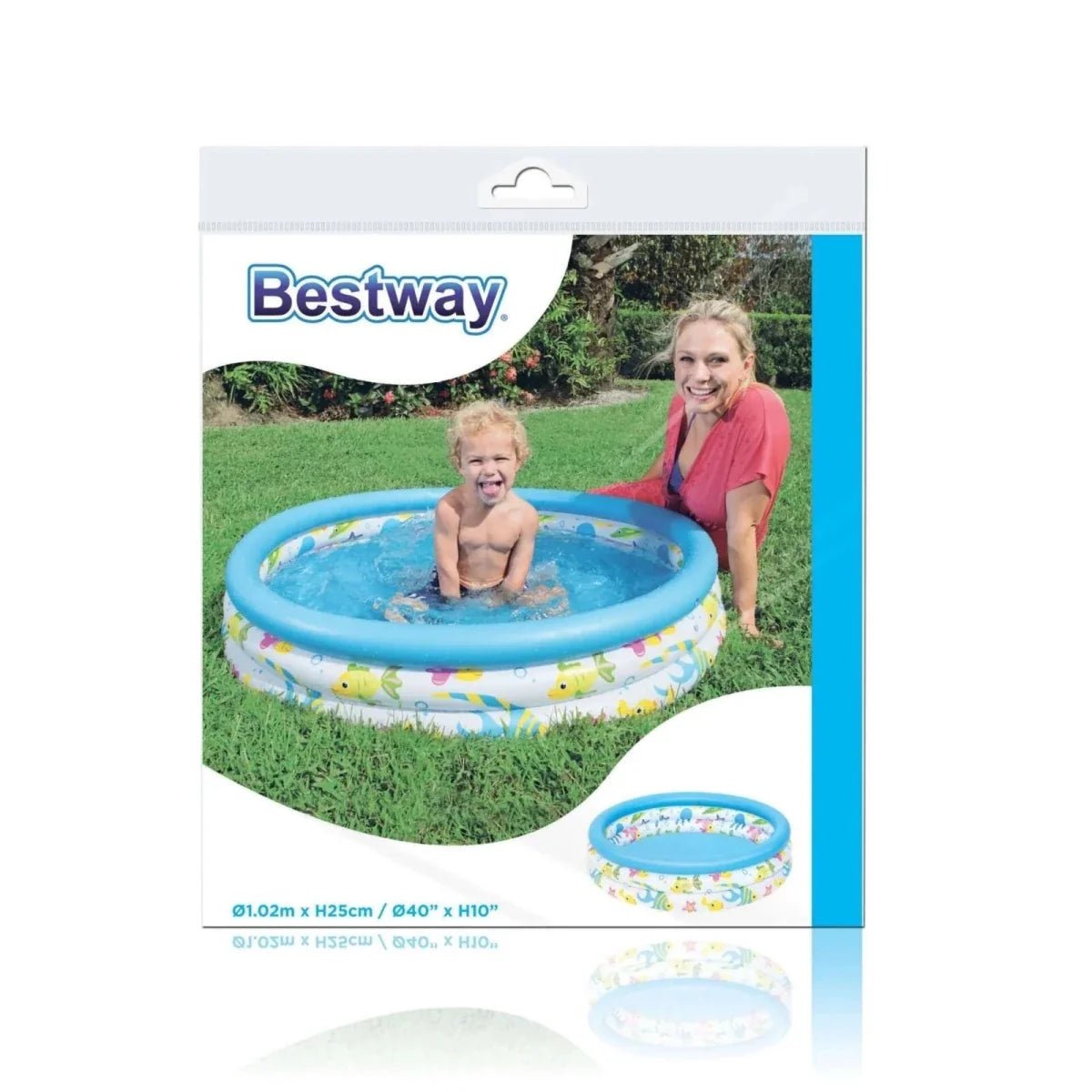 Bestway 40" x 10" Coral Kids Pool