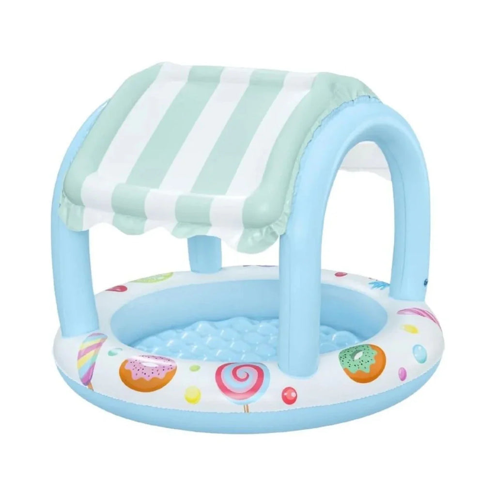 Bestway 41" x 33" Sweet Shoppe Shaded Kiddie Pool
