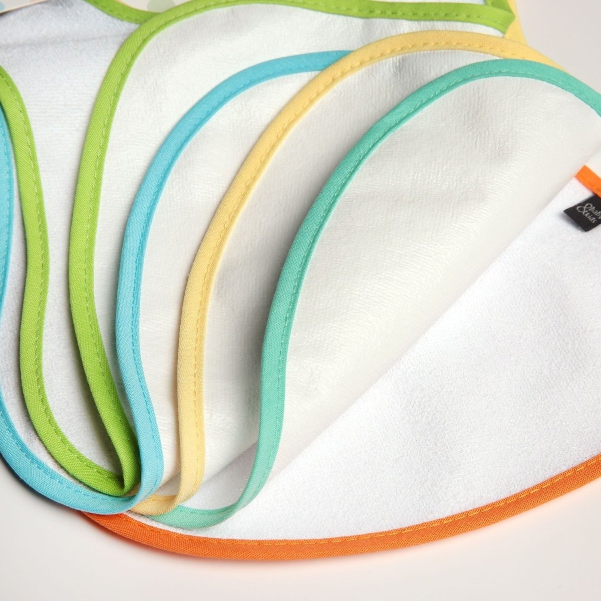 baby me Fluid Proof Baby Feeding Bib Pack of 5