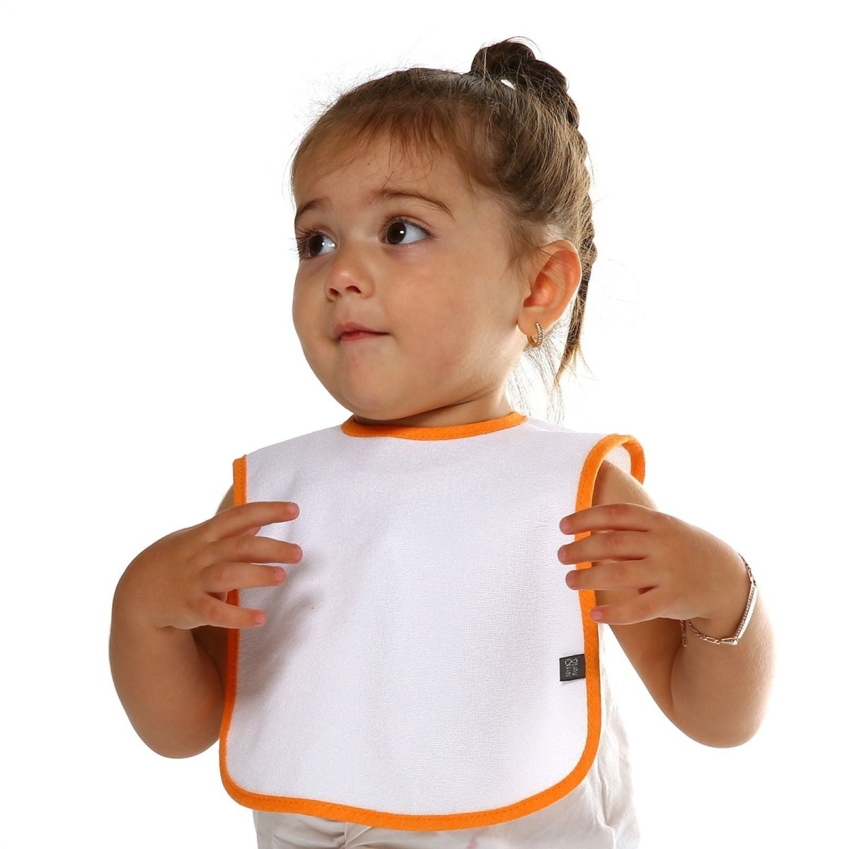 baby me Fluid Proof Baby Feeding Bib Pack of 5
