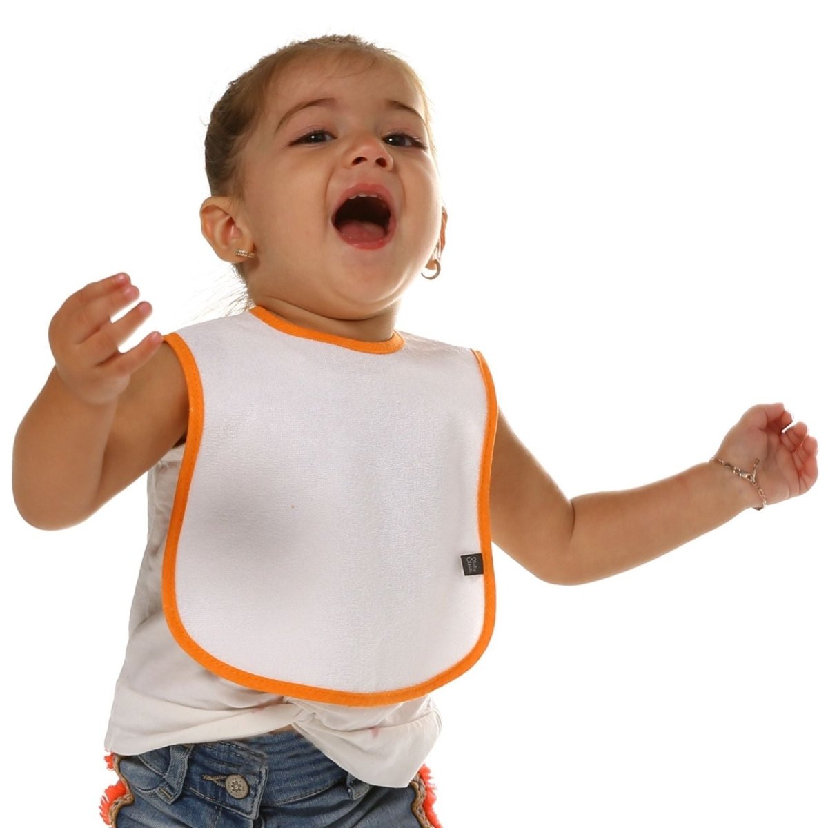baby me Fluid Proof Baby Feeding Bib Pack of 5