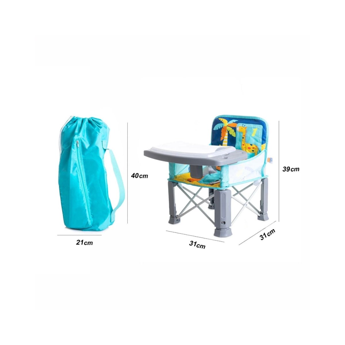 baby plus Picnic Booster Highchair - My friend Giraffe