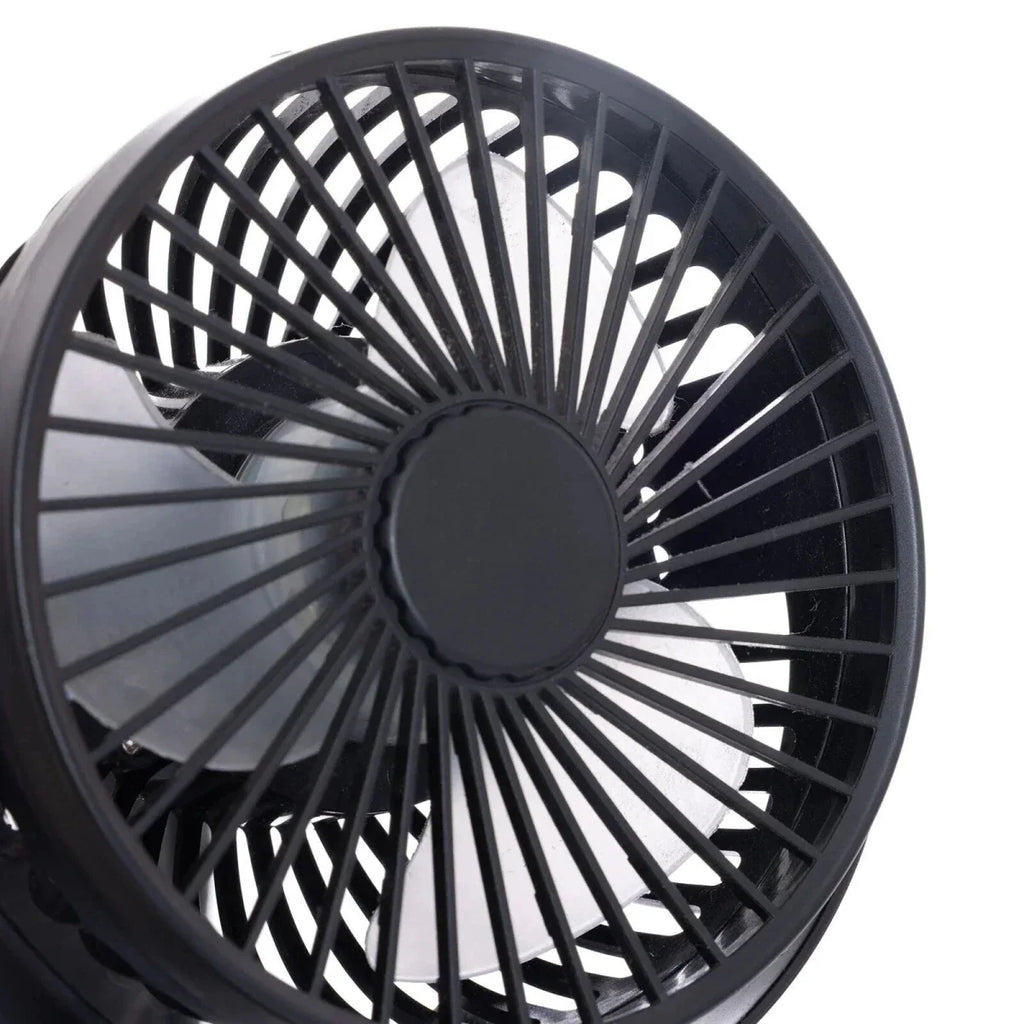 baby plus Rechargeable Stroller Fan - Black