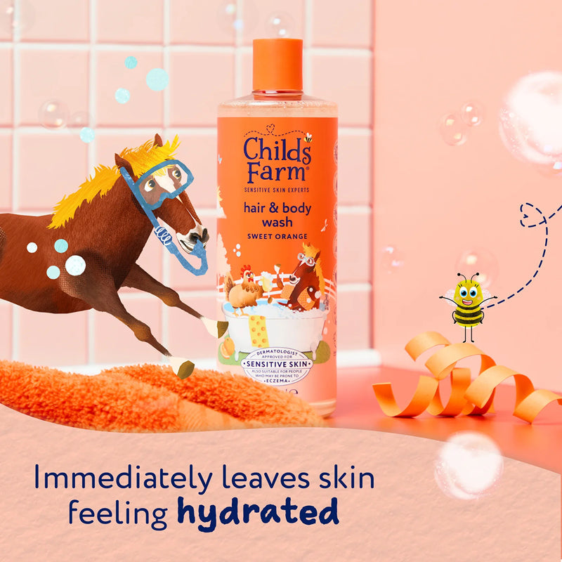 Child's Farm Hair & Bodywash Sweet Orange 500ml