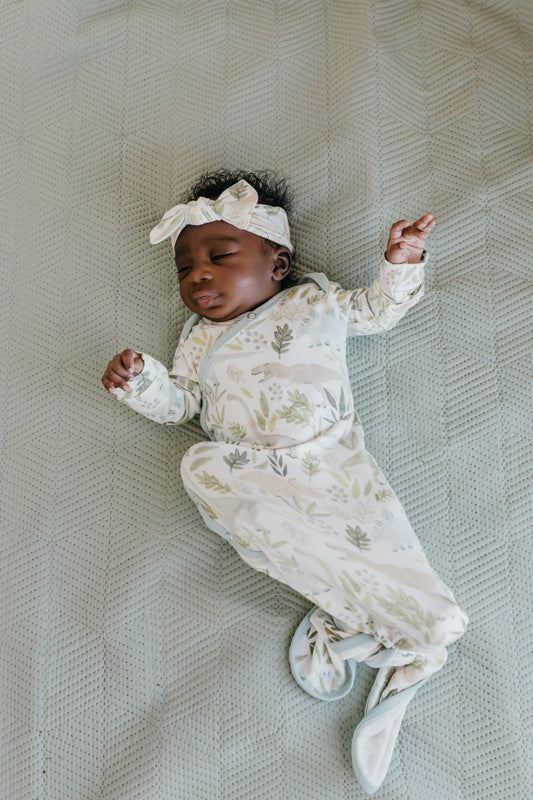 Copper Pearl Newborn Gown Rex