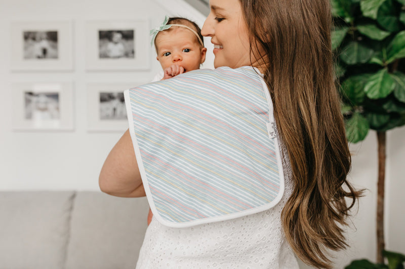 Copper Pearl Premium Burp Cloths Whimsy 3Pk