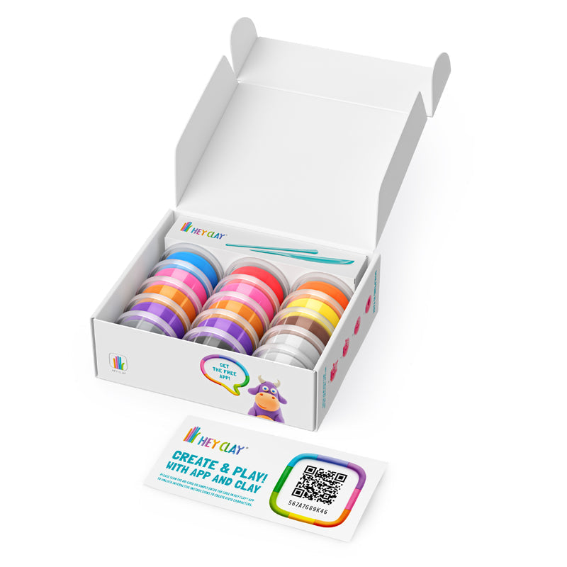 Hey Clay Animals Large 15 Can Set