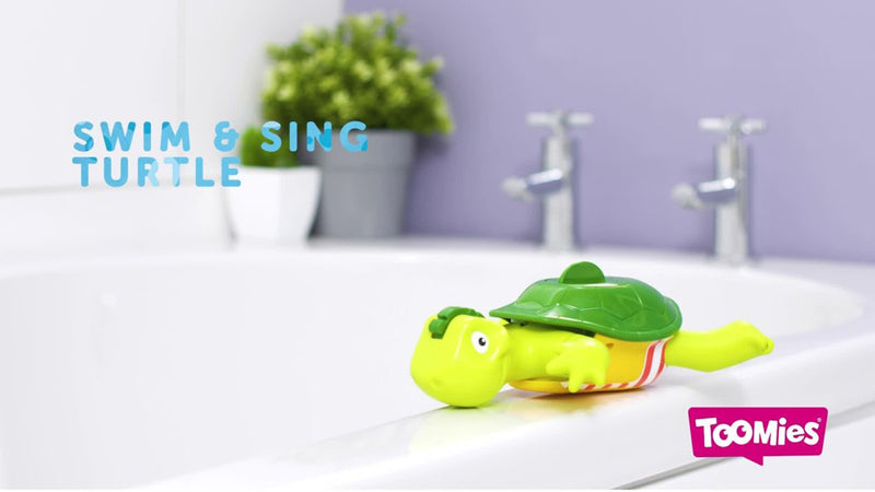 Tomy Toomies Bath Toy Swim and Sing Turtle