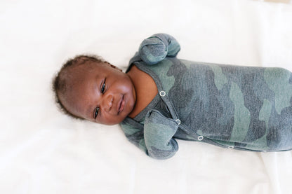 Copper Pearl Newborn Gown Hunter