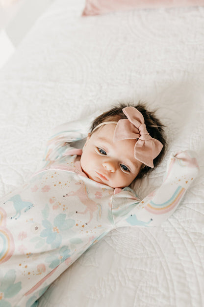 Copper Pearl Newborn Gown Whimsy