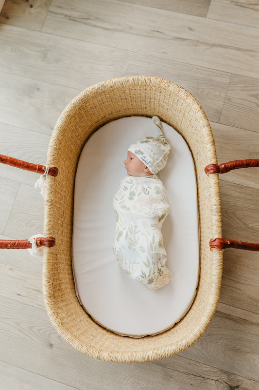 Copper Pearl Top Knot Hat Rex 0-4m