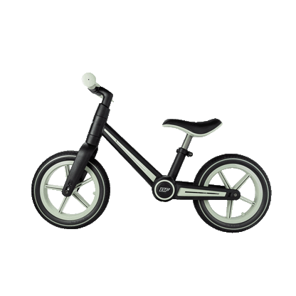 Be Fun Wheels Foldable Children's Balance Bike - Everglade Grey