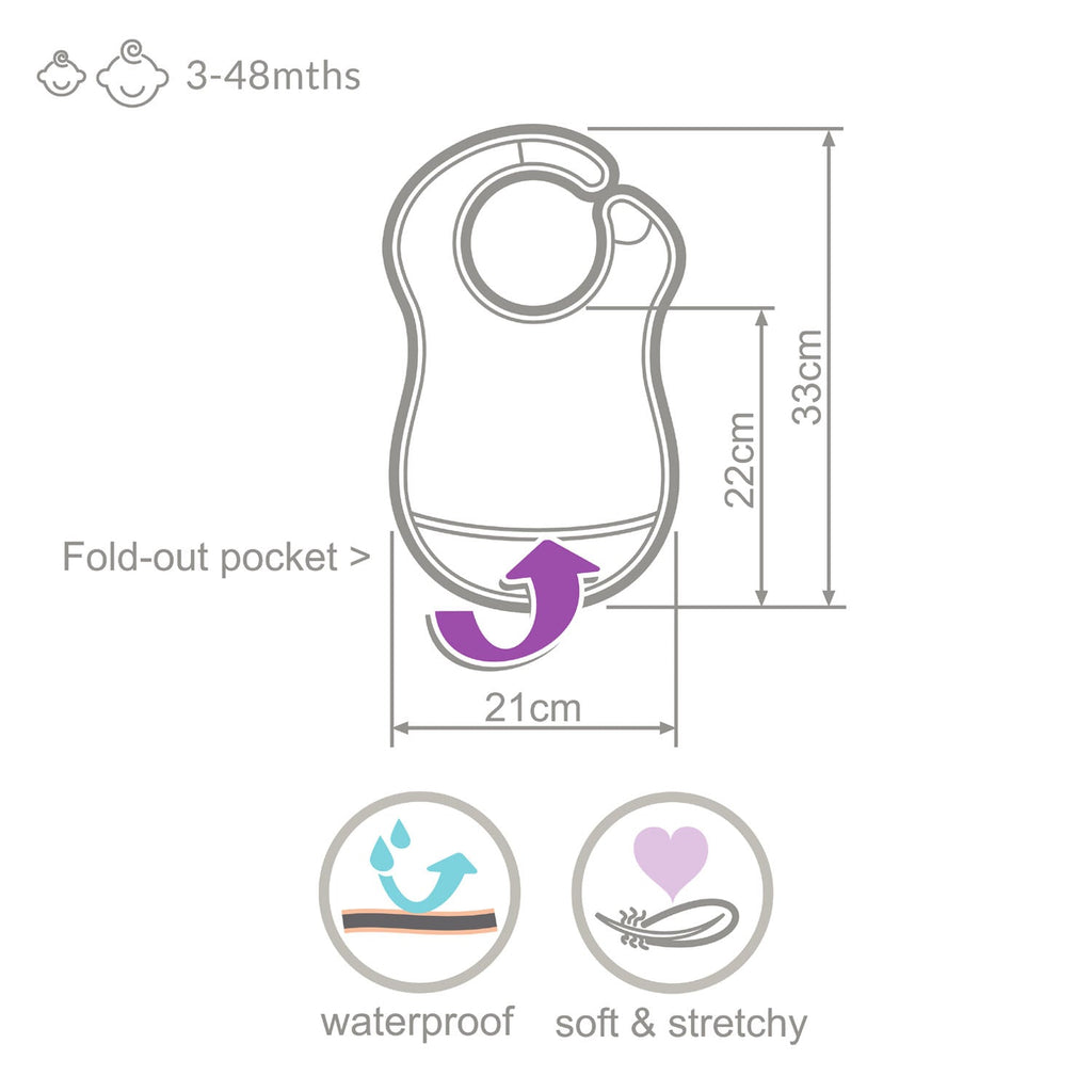 Weaning Bib - Hippos UltraBib
