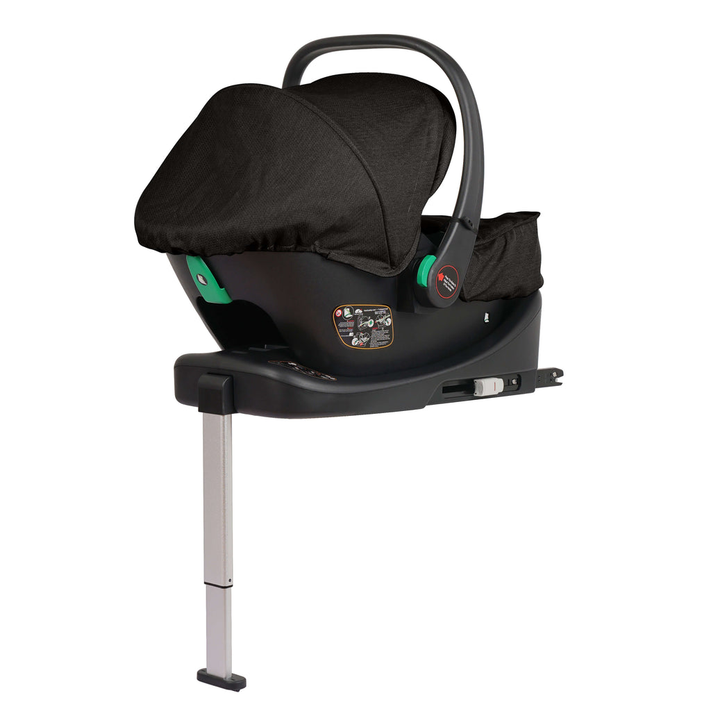 For Your Little One Cruise 3 In 1 Travel System With Car Seat And ISOFIX Base - Eclipse Black (Free Cupholder / Seat Liner Included!)