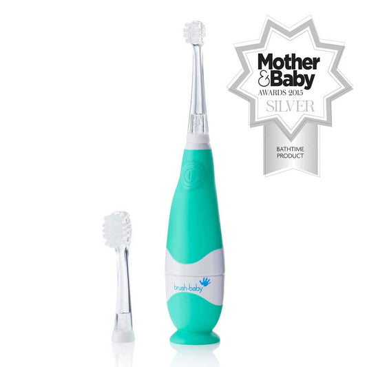 Brush Baby Babysonic Electric Toothbrush (0-3 Years) - Available in Teal/Pink/Blue - Little Lug