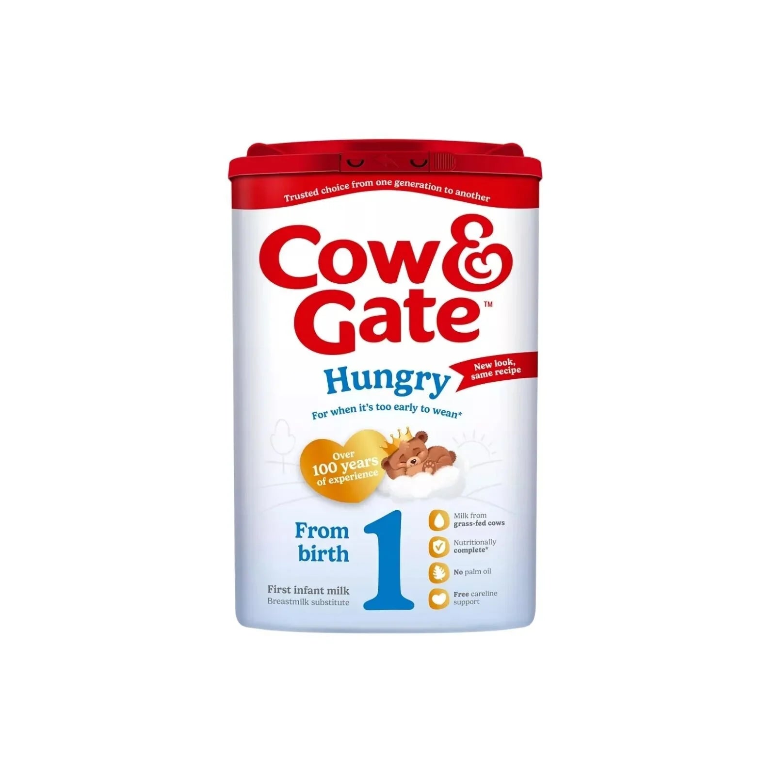 Cow & Gate 1 Hungry Baby Milk Formula 0-6 months 800g
