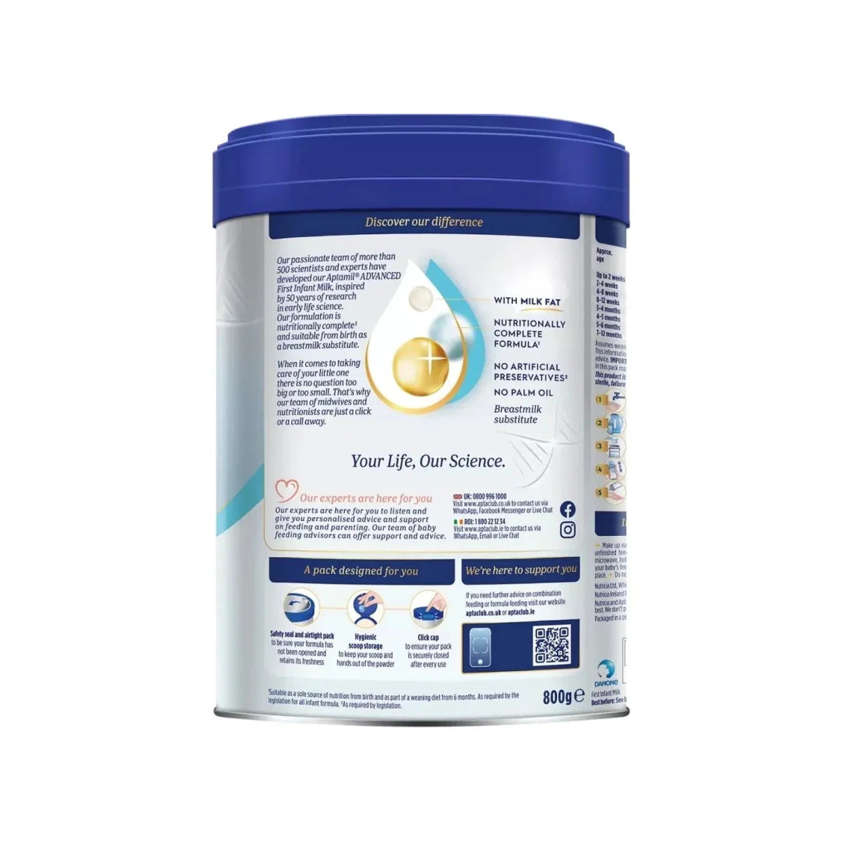 Aptamil Advanced 1 First Infant Milk from Birth 800g