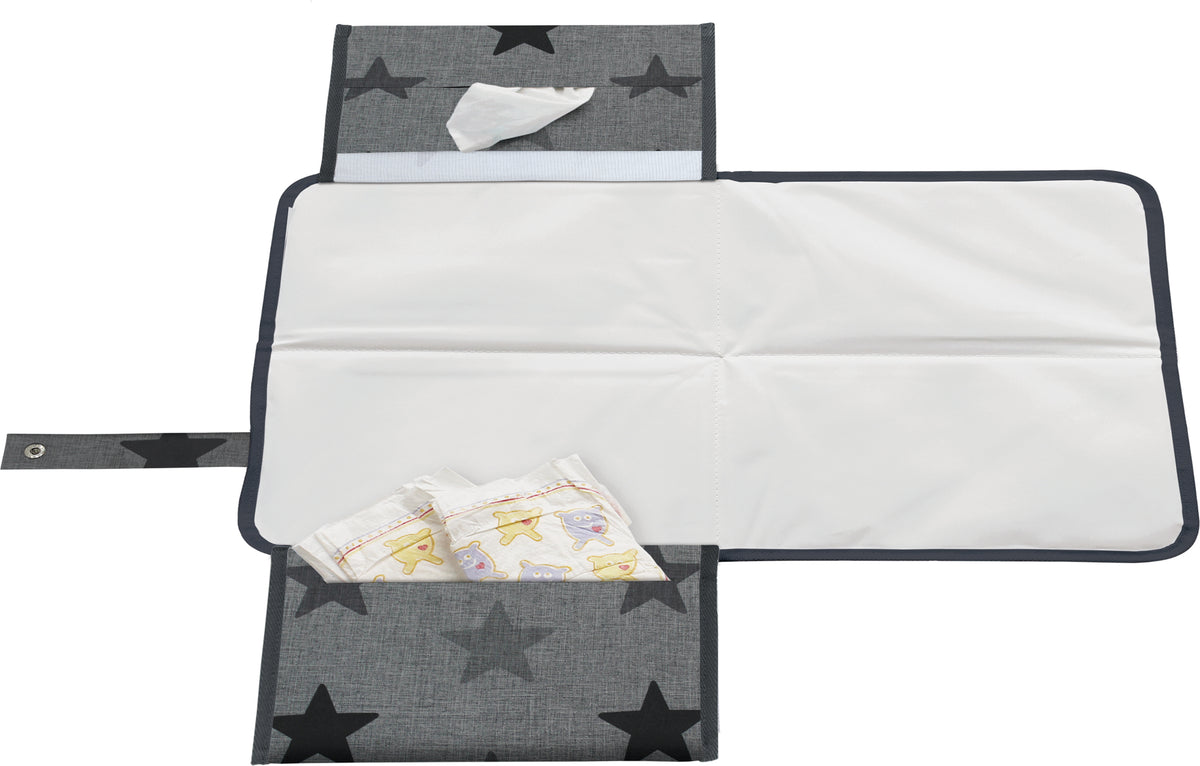 Dooky 3-In-1 Changing Pack Grey Stars