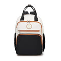 Miss Lulu Baby Changing Backpack (Black & White) - BCM2532BK/WH