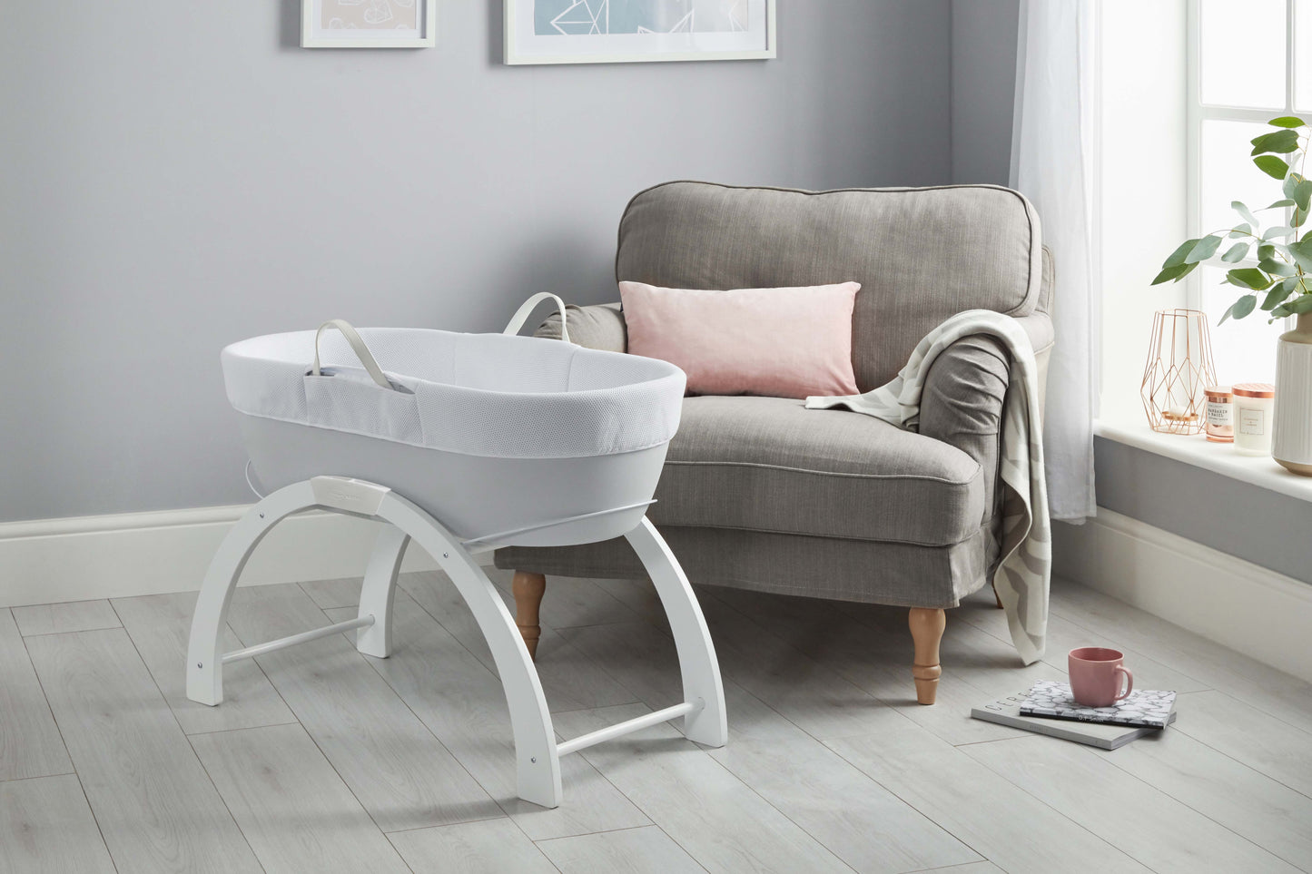 Shnuggle Dreami Baby Sleeper (Pebble Grey Base)