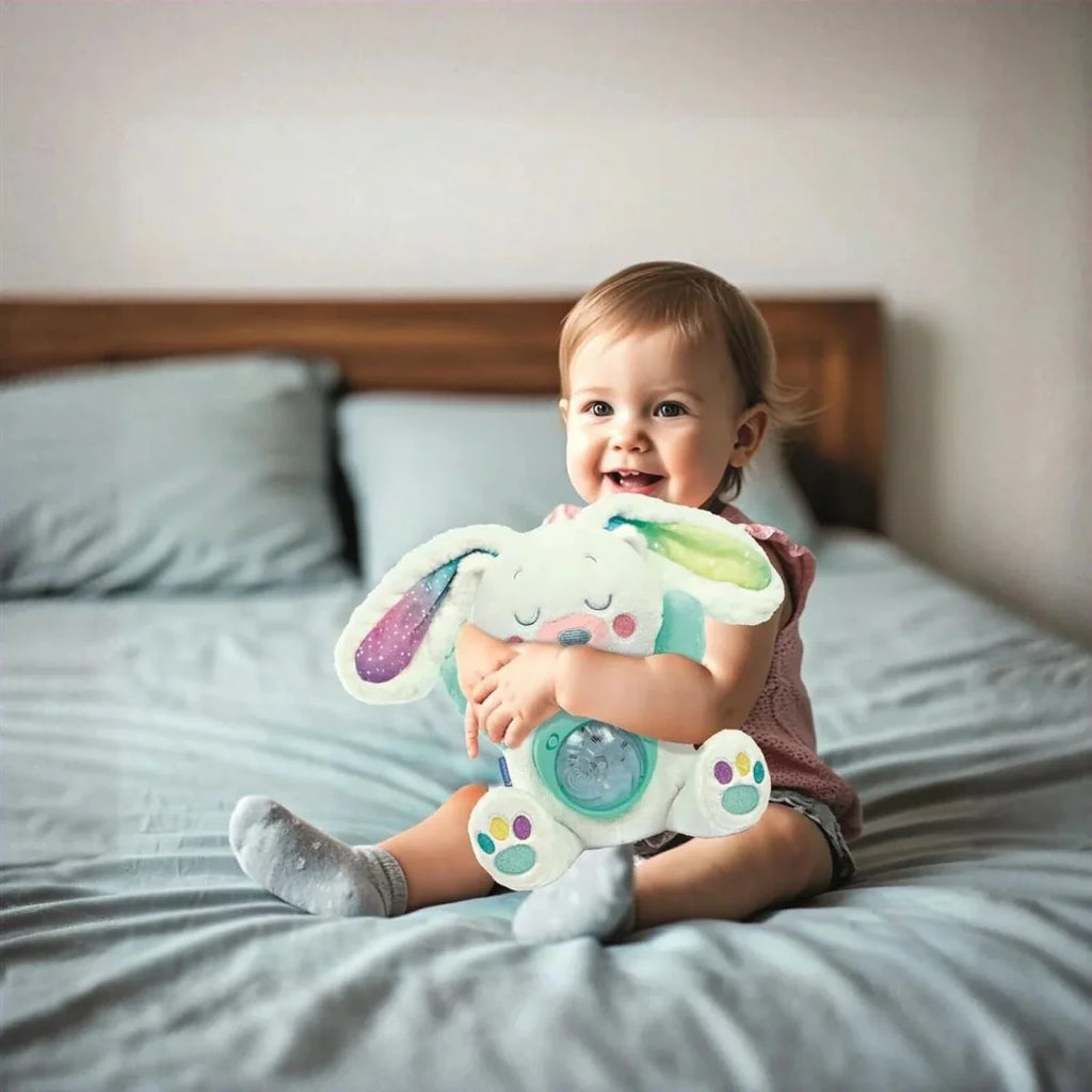 Clementoni Northern Lights Plush Arctic Bunny Projector