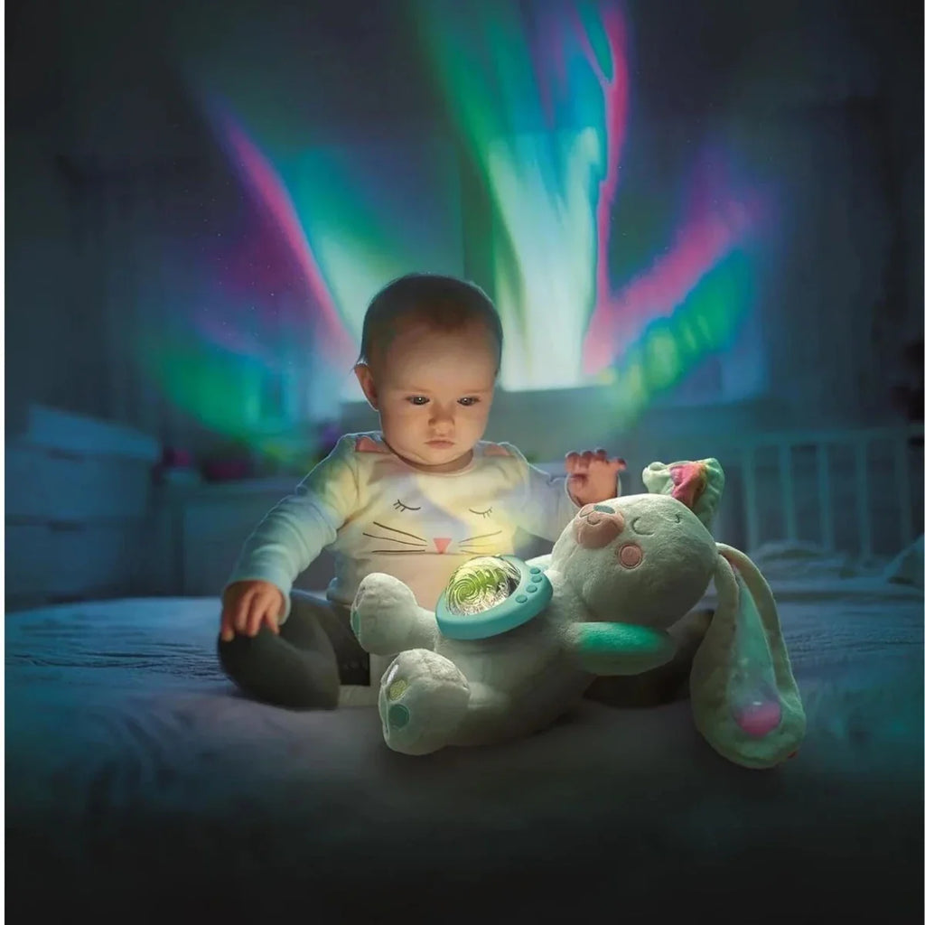 Clementoni Northern Lights Plush Arctic Bunny Projector