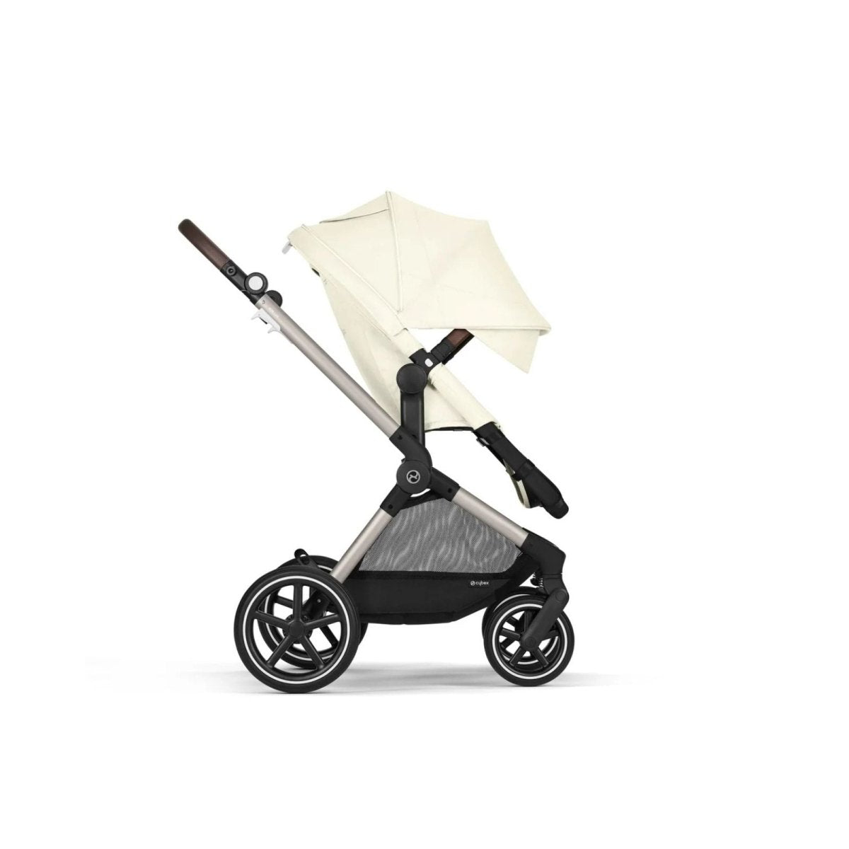 Cybex Eos Lux Silver 2-in-1 Pushchair - Seashell Beige