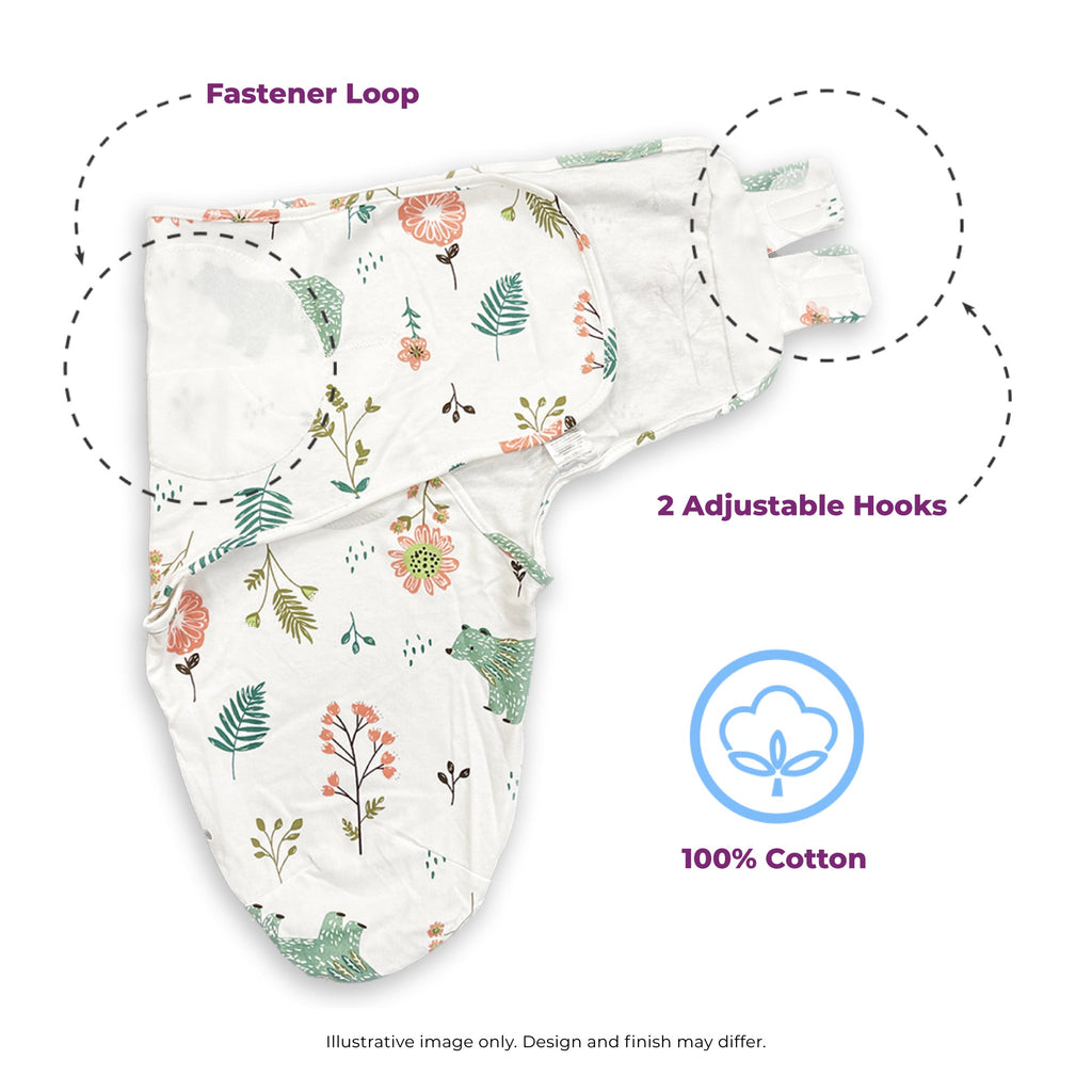 Callowesse Newborn Baby Swaddle 0-3 Months 0.5 TOG - Curious Cubs