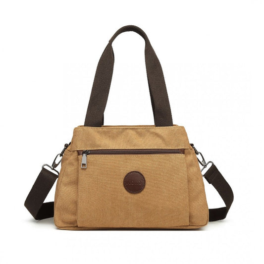 Canvas Multi-Functional Crossbody Baby Bag (Available in Black/Brown/Green/Grey/Khaki) - Little Lug