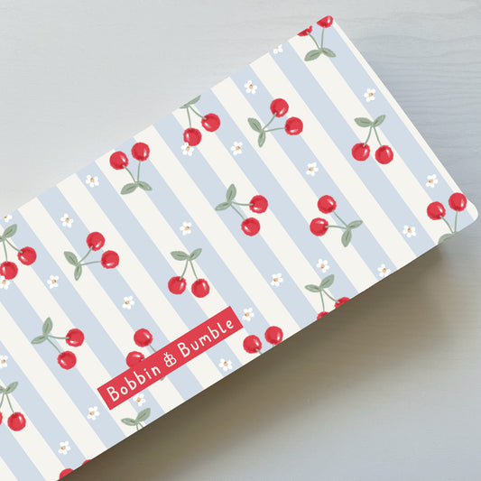 Travel Changing Mat - Cherry Stripe