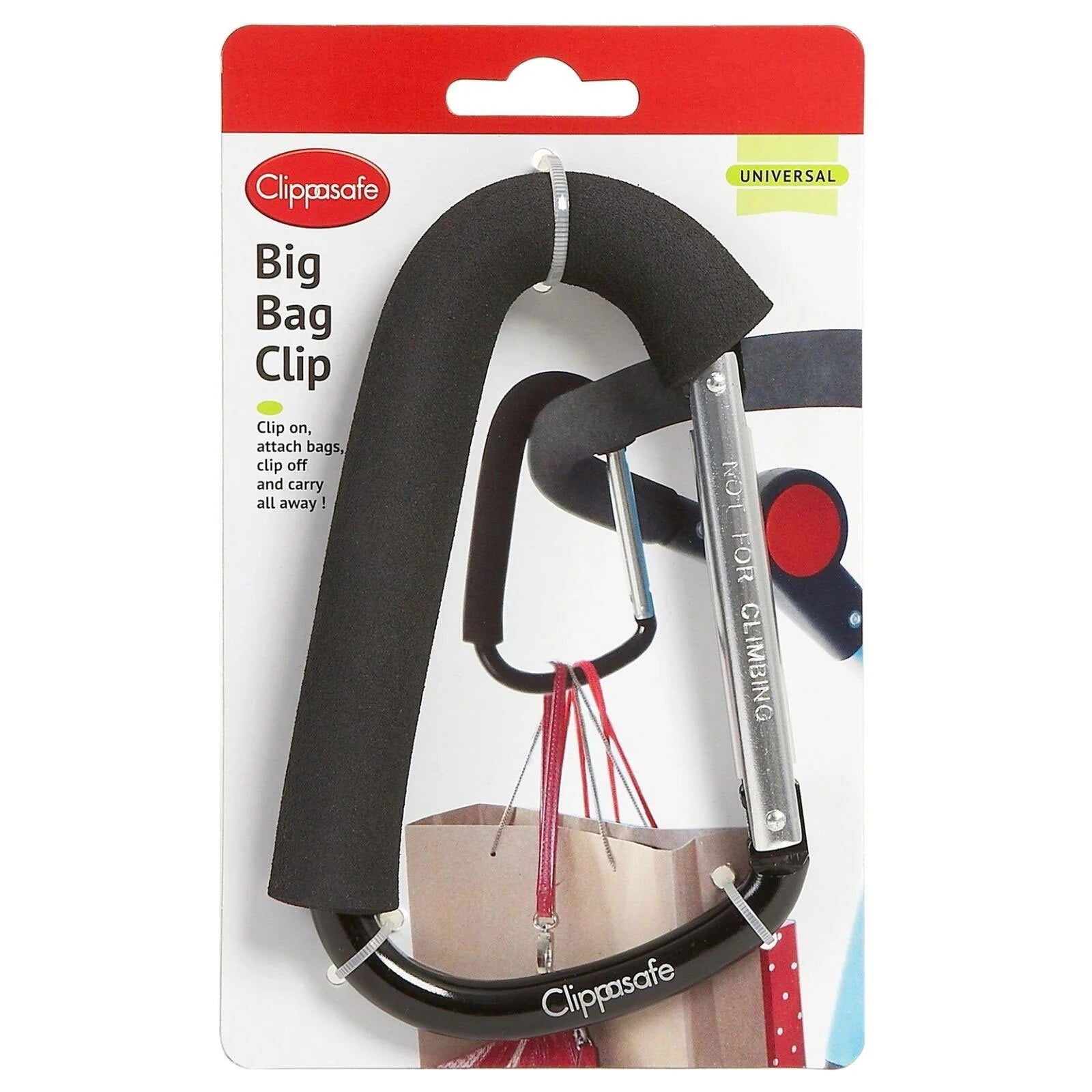 Clippasafe Stroller Big Bag Clip - Little Lug
