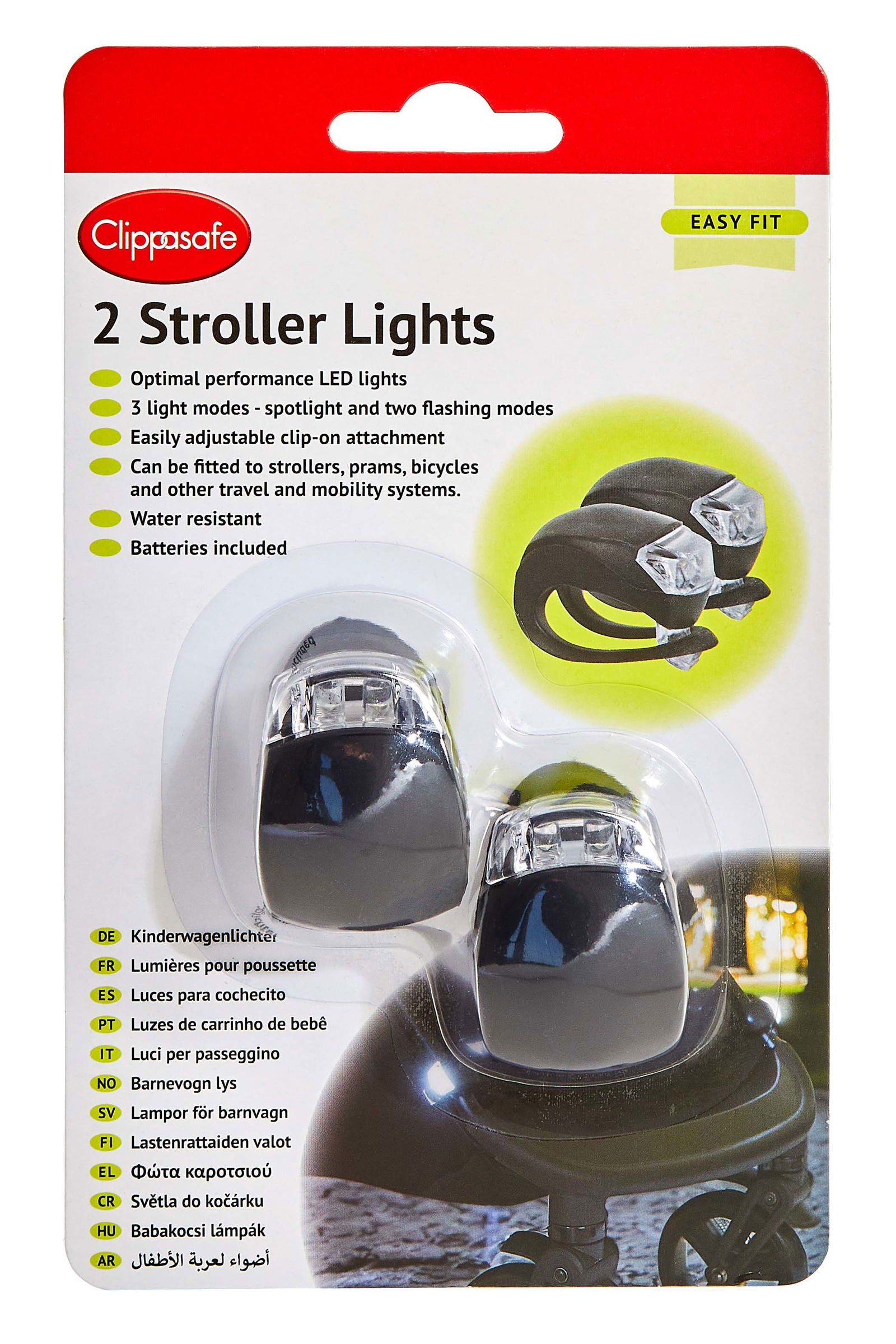Clippasafe Stroller Lights (Pack of 2) - Little Lug