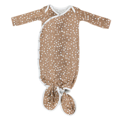Copper Pearl Newborn Gown Fawn