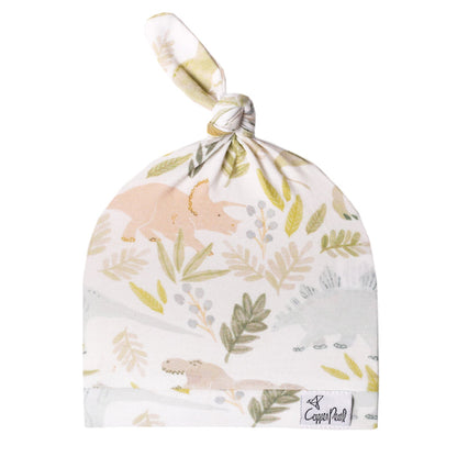 Copper Pearl Top Knot Hat Rex 0-4m