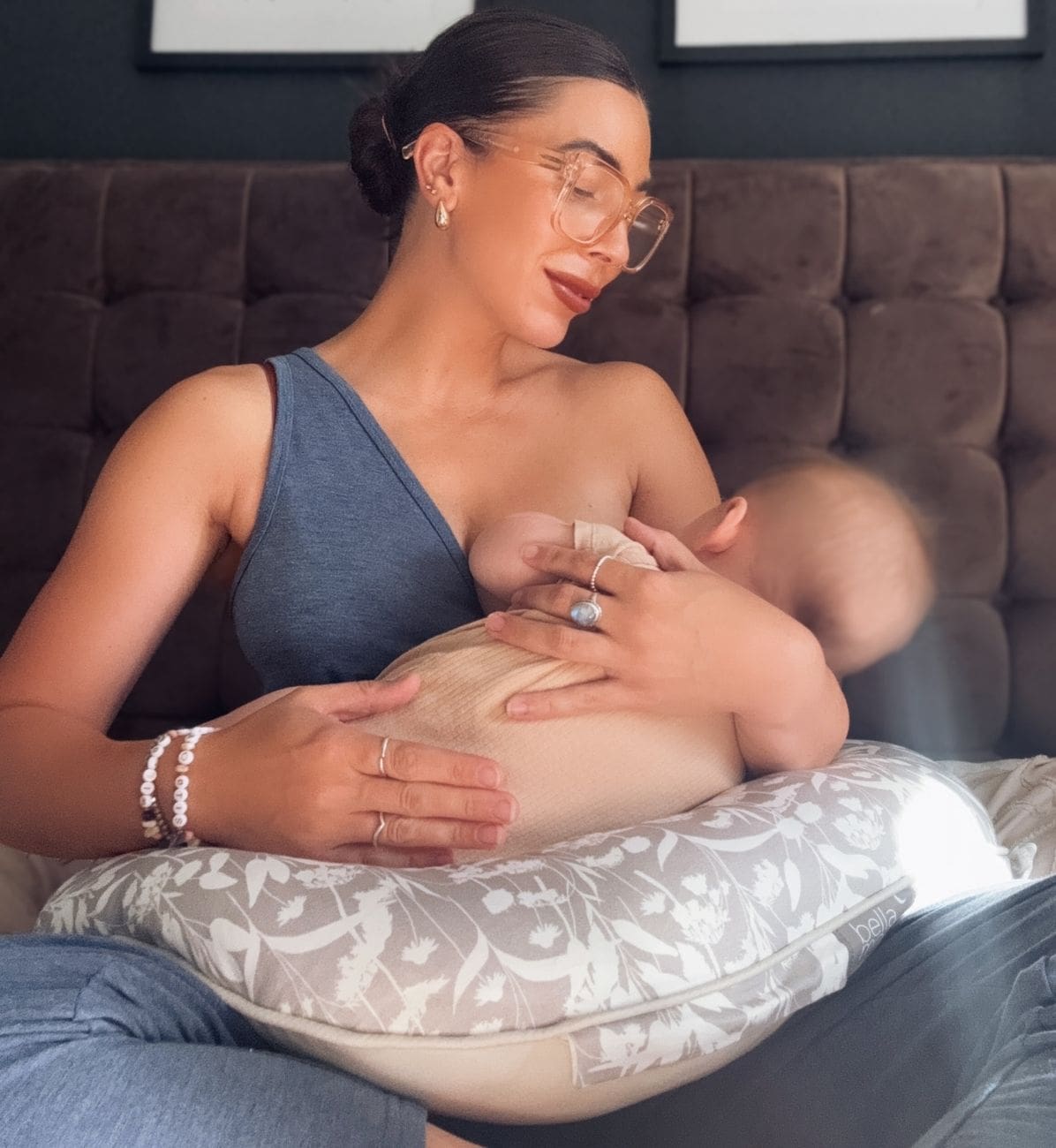 Mini Moon Feeding Pillow - Foraged Herbs