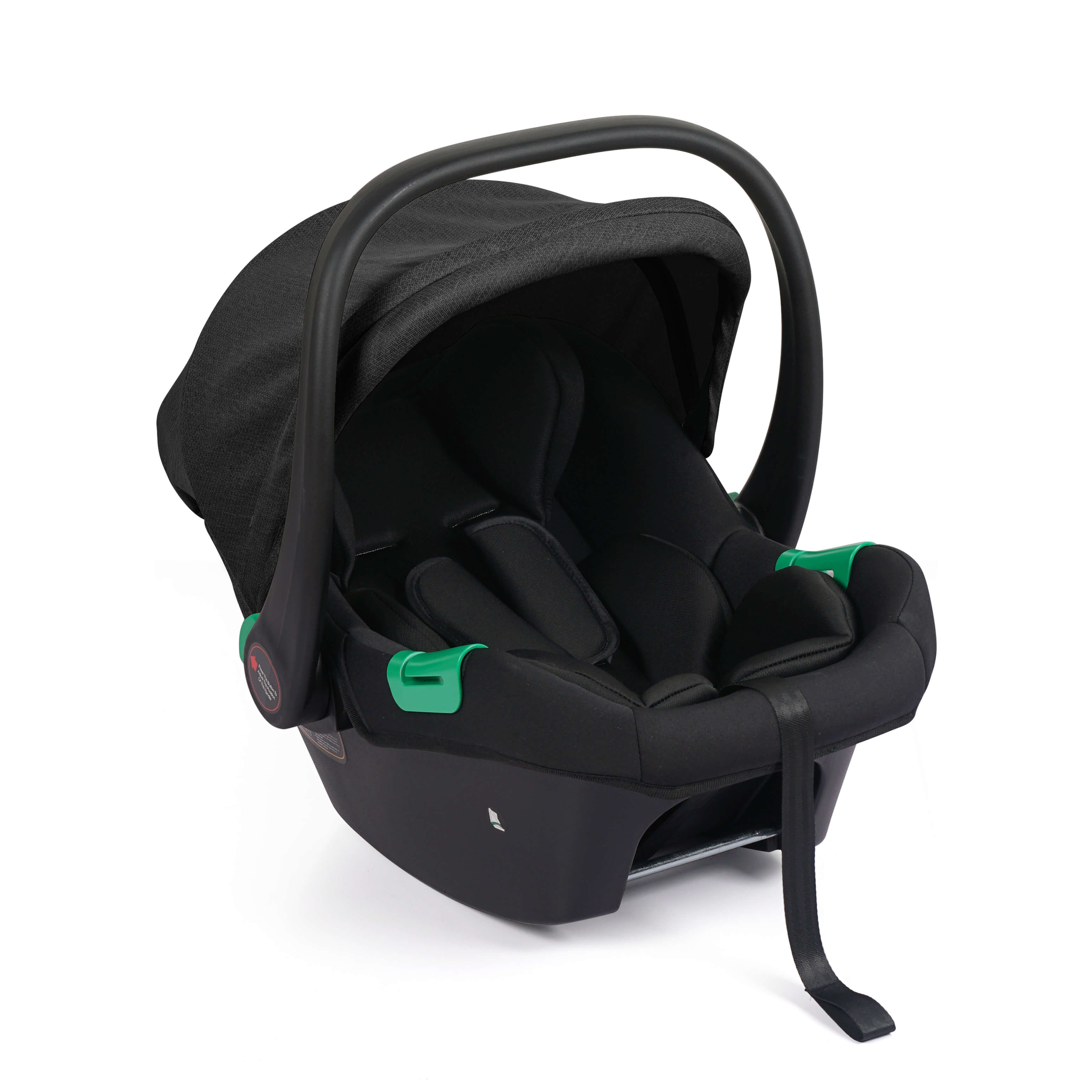 For Your Little One Cruise 3 In 1 Travel System With Car Seat And ISOFIX Base - Eclipse Black (Free Cupholder / Seat Liner Included!)